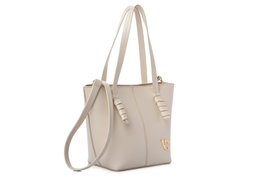 Vince Camuto Bolsa de Hombro Color Crema de Cuero de Polivinilo L:30cm A:14cm Al:23cm